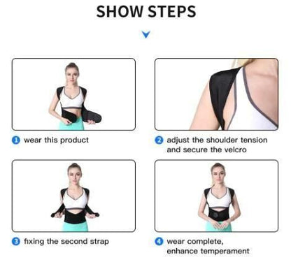 Adjustable Back Posture Corrector Belt for Women & Men | International Premium Quality |