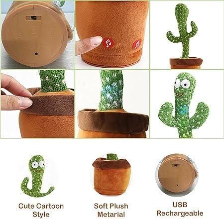 LED Musical Dancing & Mimicry Cactus Toy | Premium Quality |