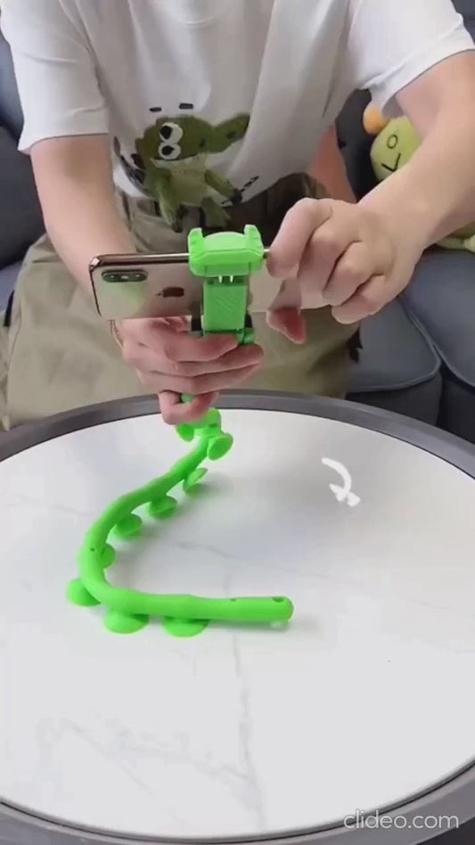 Cute Caterpillar Shape Flexible Mobile Phone Holder